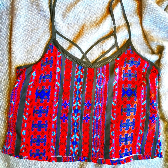 Aztec Crop Tank - Picture 2 of 3